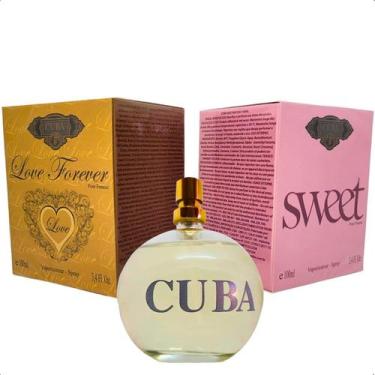 Imagem de Perfume Feminino Cuba Sweet + Cuba Love Forever Edp 100 Ml - Cuba Pari