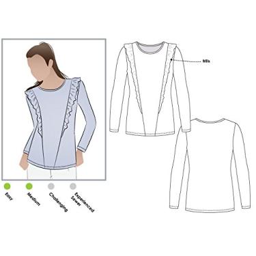 Imagem de Style Arc Padrão de costura - Top de malha Keely (tamanhos 18-30)