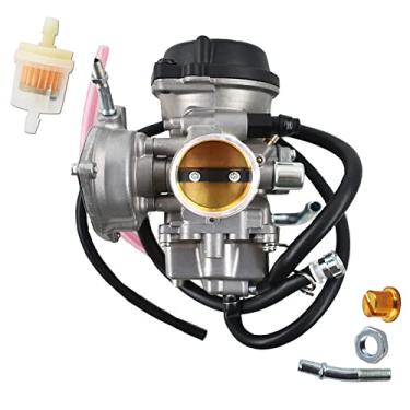 Imagem de Silscvtt Substituição de carburador de carburador para Suzuki Quadsport Z400 LTZ400 2003-2007 Substituição para Kawasaki KFX400 2003-2006 Substituição para quadriciclos 350cc 400cc e modelos UTV