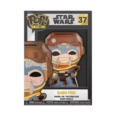 Imagem de Funko Pop Broche esmaltado grande Star Wars: Babu Fink Frik - Alfinetes esmaltados Star Wars - Broche de novidade colecionável fofo - para mochilas e bolsas - Ideia de presente - Mercadoria oficial -