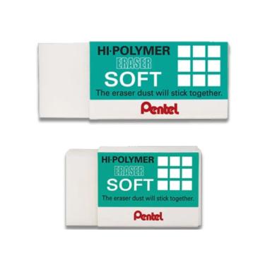 Imagem de Borracha Pentel Hi-Polymer Eraser Soft - Pequena ou Grande