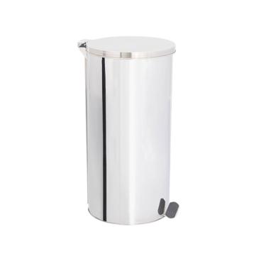 Imagem de Lixeira em Aço Inox 60L Pedal Redonda
