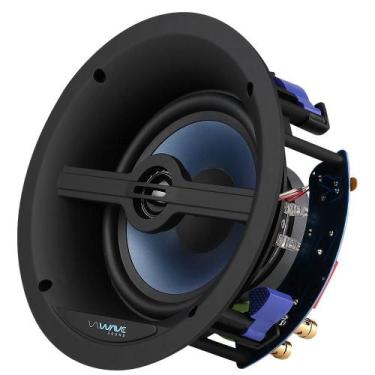 Imagem de Caixa de som de embutir Wave Sound WSR120 Tela Slim Quadrada 6,5" 120w