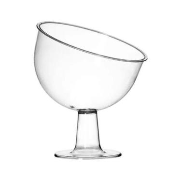 Imagem de Taça Grande Inclinada Para Bomboniere E Doces Acrílico 2,7L - Três Tri