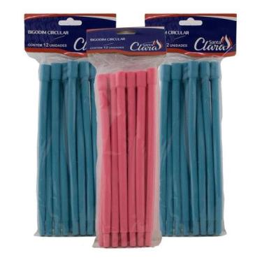 Imagem de Bigodim Bigudinho Circular Nº2 Kit 36 Unidades - Santa Clara, Nº2