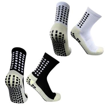 Imagem de Meia Esportiva  Antiderrapante Futebol Pro Socks Tipo Trusox Profissio