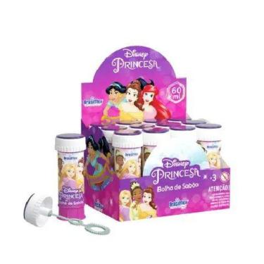 Imagem de Bolinha De Sabão Princesas C/ 12 Pçs Lembrancinha Festa Jogo - BRASILF
