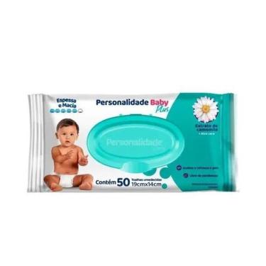Imagem de Toalha Umedecida Personalidade Baby Plus Com 50Un  Eurofral - Eurofral