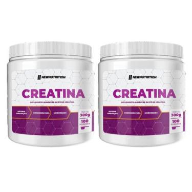 Imagem de KIT 2 Creatina 300g Monohidratada New Nutrition, NEUTRO