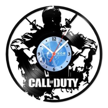 Imagem de Relógio De Parede Disco Vinil Jogos e Games - Call Of Duty - VJG-032 -