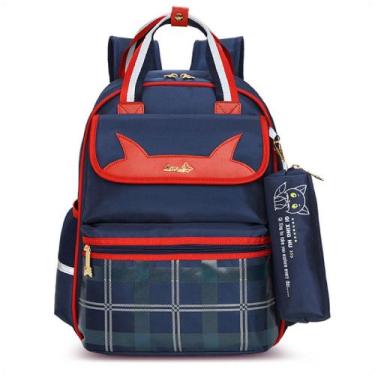 Imagem de Mochila Menina Escolar Infantil Bolsa Feminina Juvenil Resistente Refo