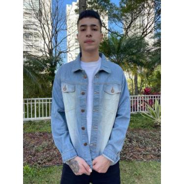 Imagem de Jaqueta Jeans Masculina Destroyed 100% Algodo - Denver Jeans