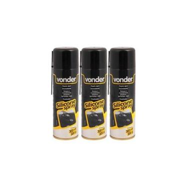 Imagem de Kit 3 Silicones em Spray 300ML 5160040106 Vonder