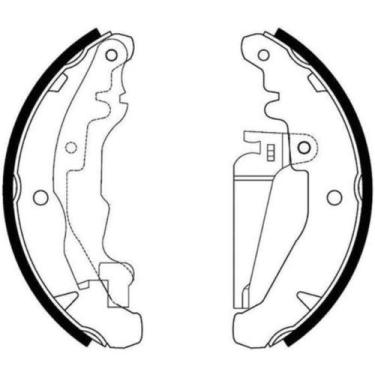 Imagem de Sapata de Freio Traseiro Fiat Palio 2011 a 2023 SYL 203011