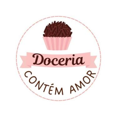 Imagem de 50 Adesivos Personalizados 4x4 Com Recorte Confeitaria Doces 01 - Cane
