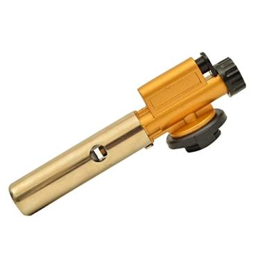 Imagem de Tocha de soldagem, queimador a gás, ignição eletrônica, queimadores a gás de chama de cobre, isqueiro para churrasco, acampamento, acampamento, piquenique, equipamento de soldagem, cabeça de tocha