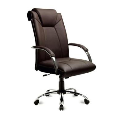 Imagem de Cadeira Escritório Presidente Estofada material sintético Luxury - Via