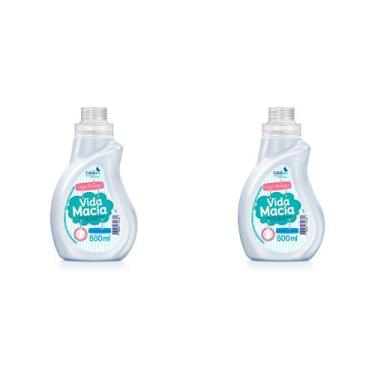 Imagem de Kit 2 Und Lava Roupas Vida Macia Baby 500ml