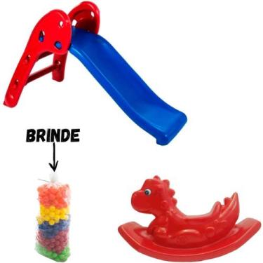 Imagem de Monte agora Brinquedo Escorregador Baby Kids 2 Degraus Infantil - Esco