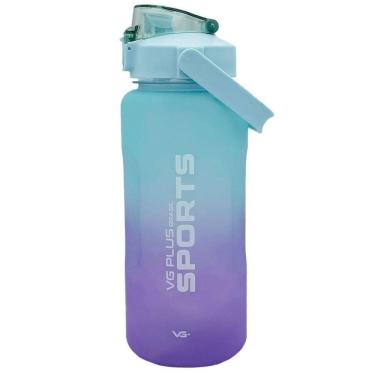 Imagem de Garrafa Squeeze Galão Plástico Com Bico 2 Litros Academia Vg+ Verde