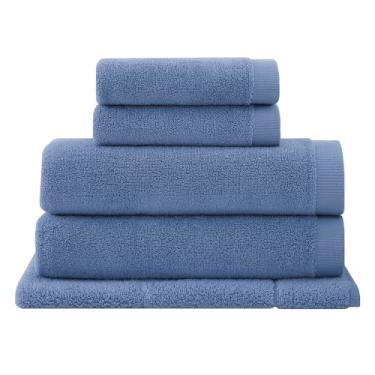 Imagem de Buddemeyer Jogo de Toalhas Dual Air Banho Azul 5 peças