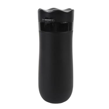 Imagem de French Press Cafeteira cafeteira aço inoxidável Isolada de parede dupla 320 ml Provo de vazamento portátil Coffee Cofre