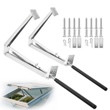 Imagem de Abridor de ventilação automático para estufa abridor de janela automático de estufa aquecedor solar de estufa kit de ventilação sensível para janela automática de substituição de abertura de