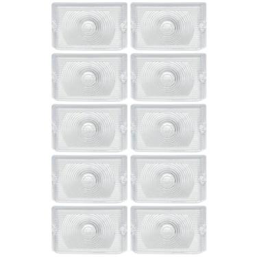 Imagem de Lente Lanterna Lateral Caminhão Carreta Bau Kit 10 Pçs Gf30