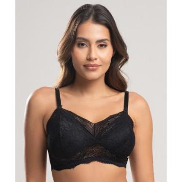 Imagem de Sutiã de Amamentação em Renda com Abertura Frontal Bella - IMI Lingeri