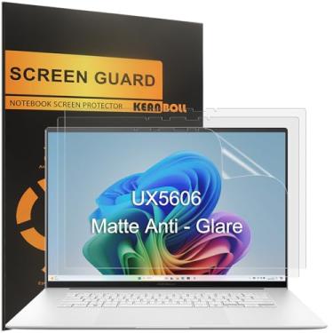 Imagem de (Pacote com 3) Projetado para o novo ASUS ZenBook S 16 2024 (UX5606 UM5606 UM5606WA) protetor de tela (40.6 cm), protetor antirreflexo e anti-impressão digital (fosco)