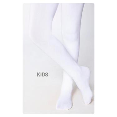 Imagem de Meia Calça Infantil Fio 80 Opaca Lobinha 2576-01 - Lupo, Branco, G
