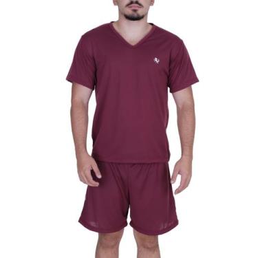 Imagem de Pijama Masculino Manga e Short Curto Verão DAVI - c9 DAVI - BY TINA MO