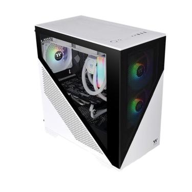 Imagem de Gabinete Thermaltake Divider 170 TG Snow ARGB MidTower Vidro Temperado ARGB USB C/2 Fans ARGB Branco