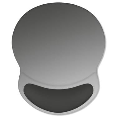 Imagem de ITNRSIIET Mouse pad ergonômico com descanso de pulso em gel confortável, base de poliuretano antiderrapante, superfície texturizada lisa, reduz a fadiga das mãos e a dor no pulso, 220 x 180 mm para