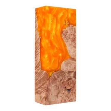 Imagem de Bloco De Madeira Estabilizada Híbrido Maple Burl Natural (COD 682)