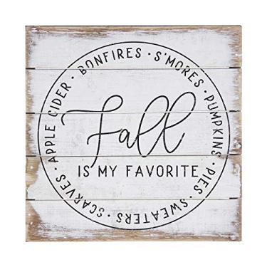 Imagem de Simply Said, INC Perfect Pallets Petites placa de madeira de 20 cm PET16858 - de outono