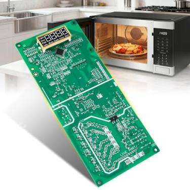 Imagem de WB27X29801 Placa de controle principal de micro-ondas com LED branco - para GE Microwaves JNM3163DJ2BB, JNM3163DJ2WW, JVM3160RF8SS, números de placa de controle de peça de substituição WB27X38153