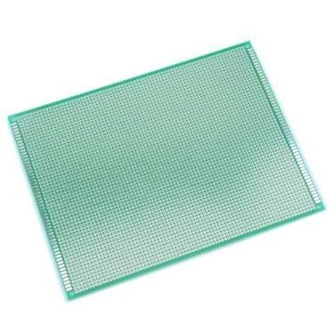 Imagem de Placa Circuito Integrado PCB Perfurada 15x20 cm Face Simples - Fibra d