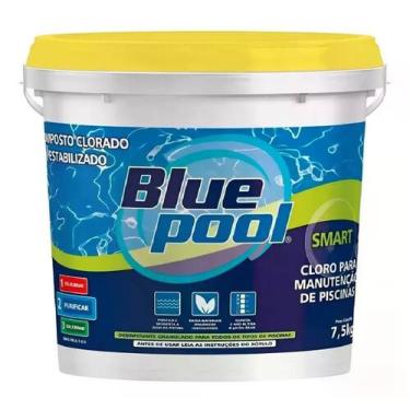 Imagem de Cloro para piscina smart bluepool balde 7,5 kg