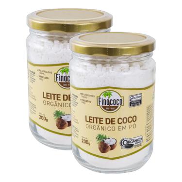 Imagem de Kit 2X: Leite de Coco em Pó Orgânico Finococo 200g