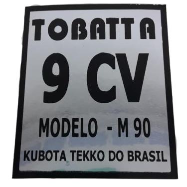 Imagem de Adesivo Tobatta 9cv Modelo TR9 M90 Antigo