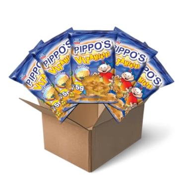 Imagem de Salgadinho Pippos 75g - Kit com 5 unidades (Queijo)