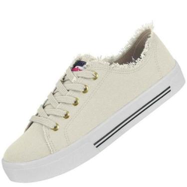 Imagem de Tenis Moleca 5667.722 Feminino, Off white, 38