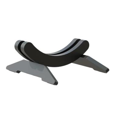 Imagem de KiBcsLic Suporte de chão para bicicleta, suporte de estacionamento para bicicleta, ajustável para uso interno e externo, de exibição estável, de armazenamento, Preto