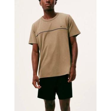 Imagem de Pijama Curto Hering 7BDQ Masculino Contrastes Algodão T. P/XXG, XG, Ea