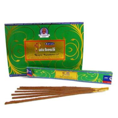 Imagem de Incenso Natural de Patchouli - 15g com 12 Varetas - no-brand