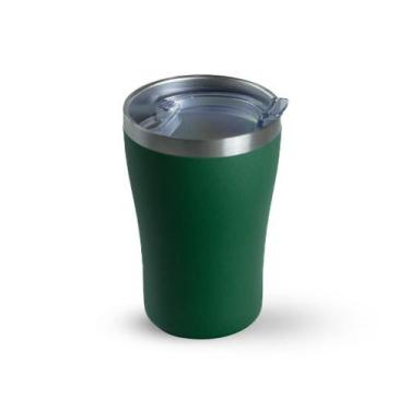 Imagem de Copo Termico Inox de Cerveja Cafe Agua Deep Green 220ml - Casa Raffael