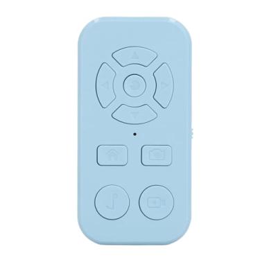 Imagem de KIMISS Controle Remoto Page Turner 9 Teclas Smartphone Sem Fio Rolagem Clicker Recarregável para Gravação de Vídeo Selfies Leitura ABS Type C Bateria de Lítio (Azul)