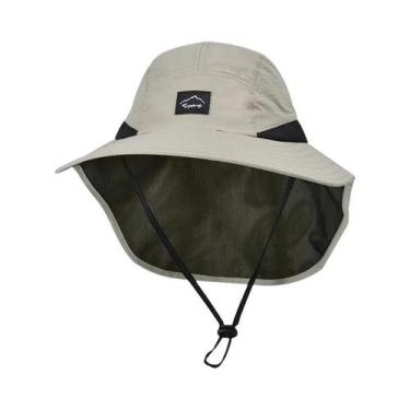 Imagem de Chapéu De Pescador Unissex De Aba Larga, Secagem Rápida, Respirável, E