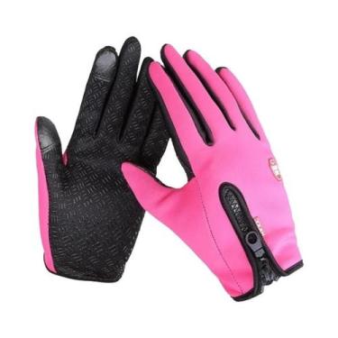 Imagem de Luvas De Ciclismo De Inverno Com Dedos Completos, Tela Sensível Ao Toq